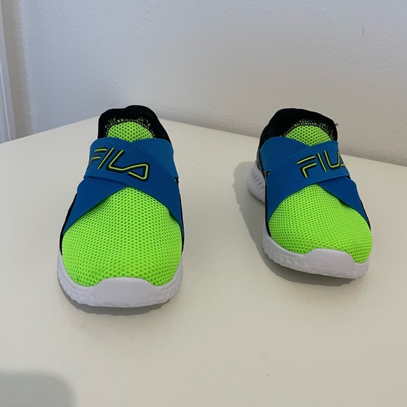 Fila Other - Fila Neon Green and Blue Sneakers